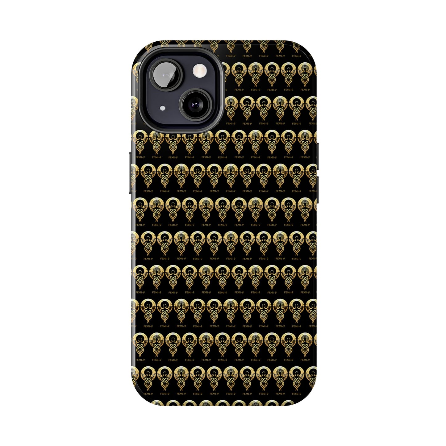 Phone Cases - Divine Femi-999 Design for a Touch of Class (black/gold)