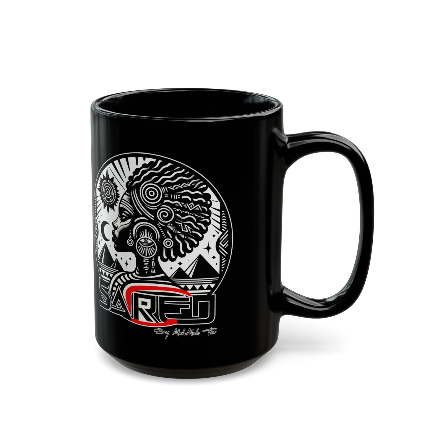 SACRED TEA Black Mug (11oz, 15oz)