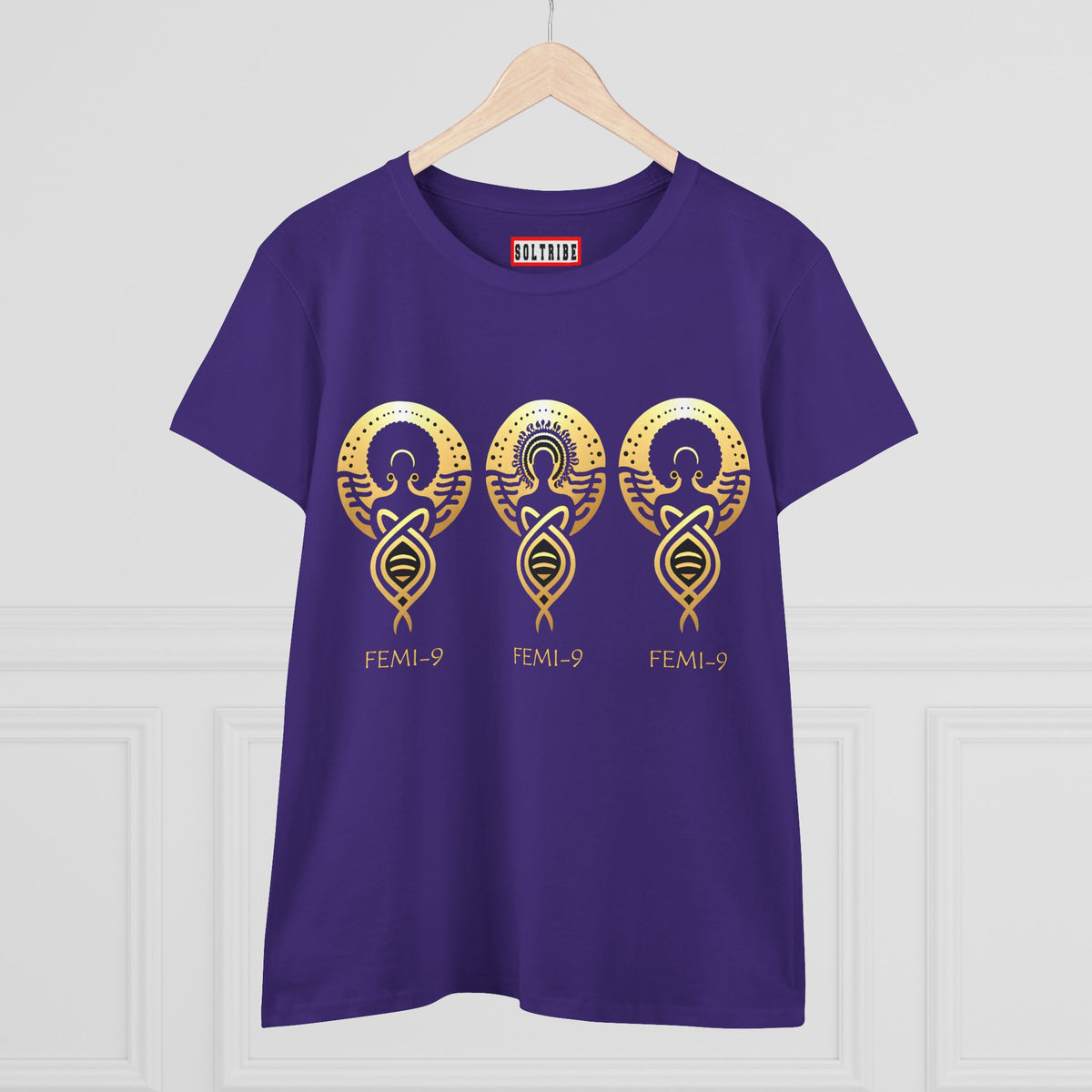 FEMI-Tripple 9 Women's Midweight Cotton Tee