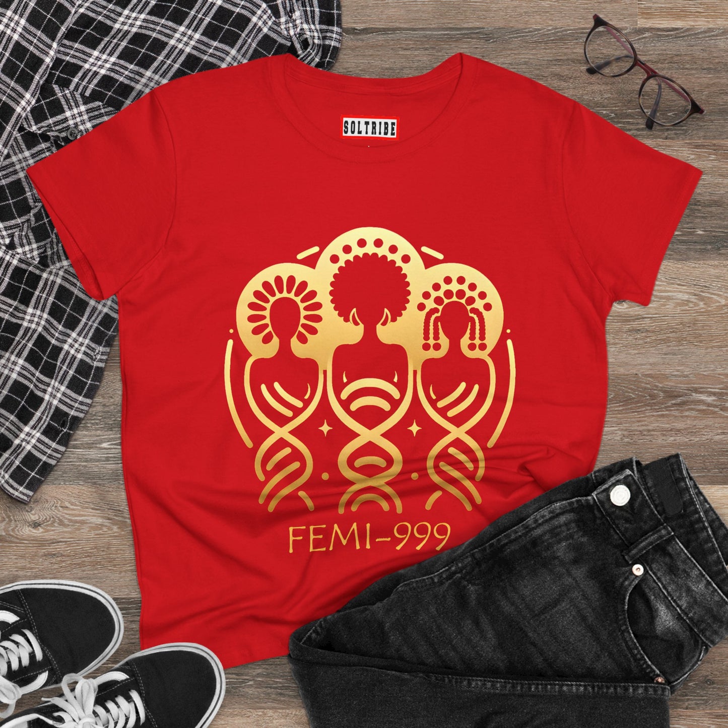 Copy of FEMI-999 Women's Midweight Cotton Tee