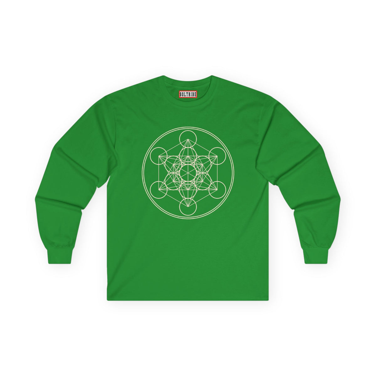 Sacred Geometry Metatron’s Cube Long Sleeve Tee