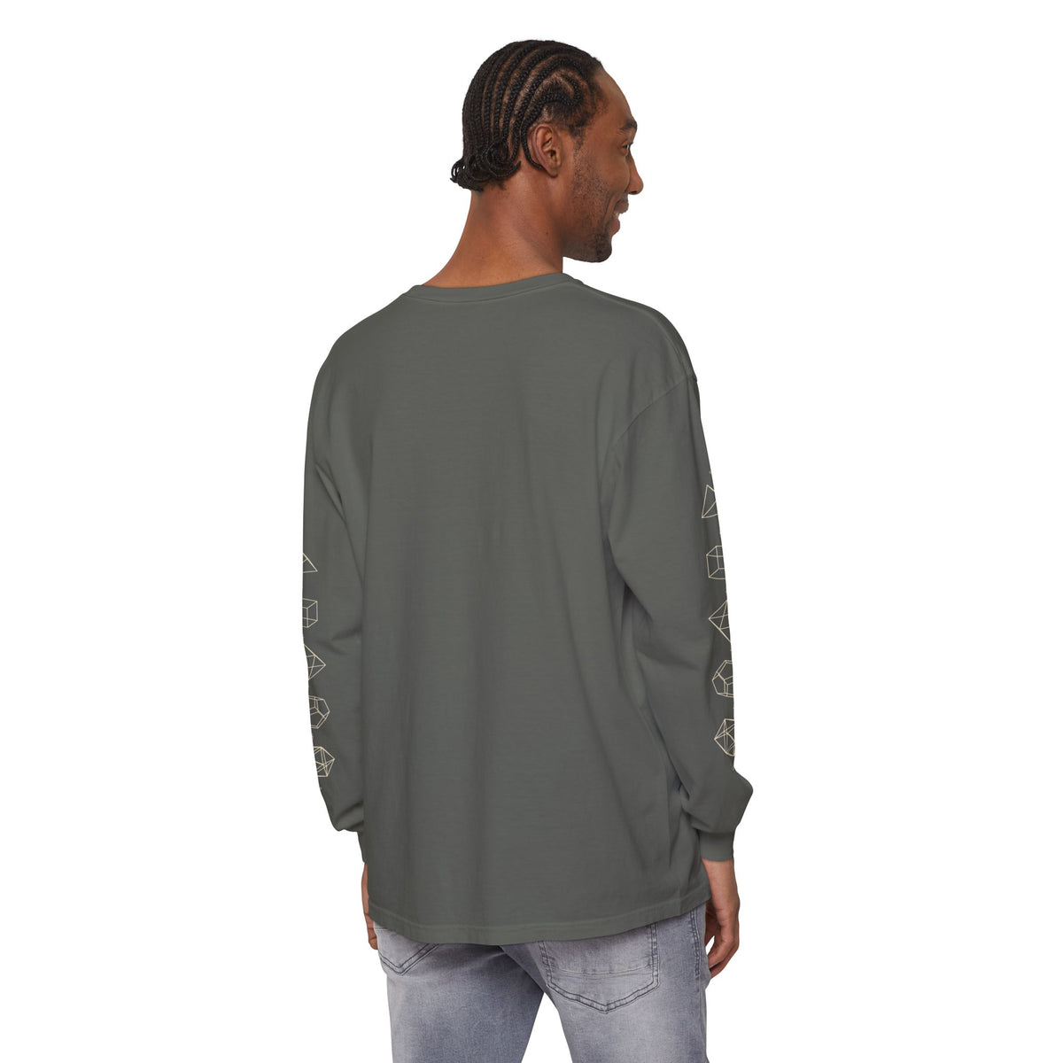 Unisex Sacred Geometry Flower of Life Long Sleeve T-Shirt
