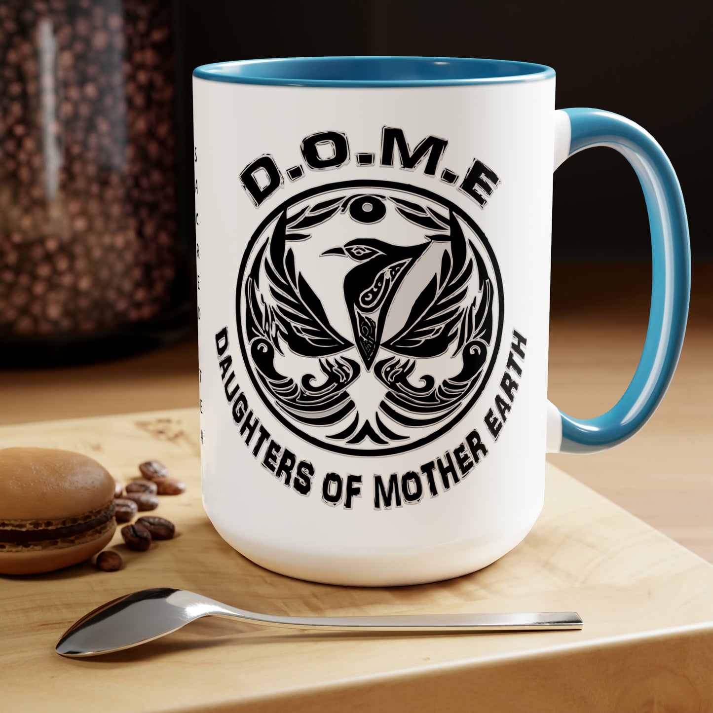 D.O.M.E Two-Tone Coffee Mugs, 15oz