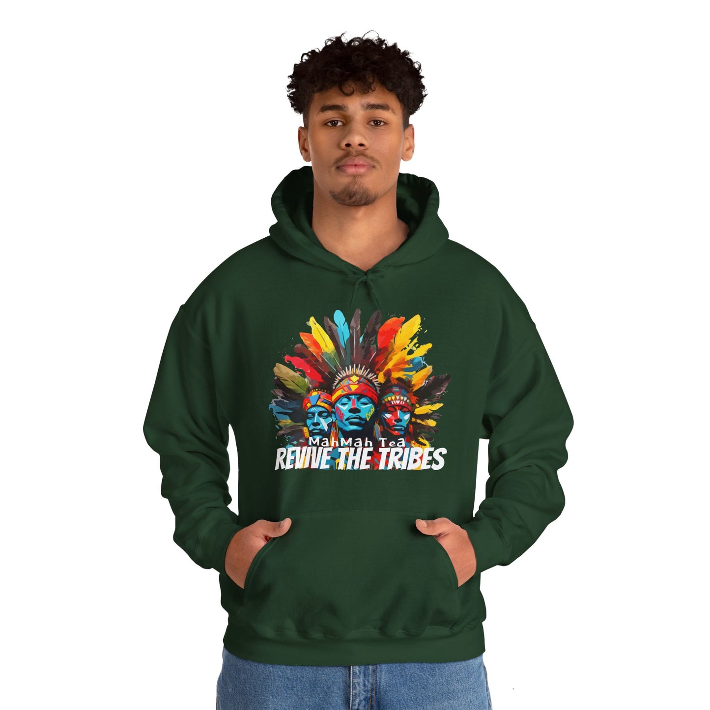 REVIVE THE TRIBES  Hooded Sweatshirt (unisex)