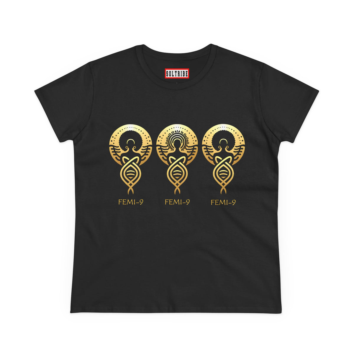FEMI-Tripple 9 Women's Midweight Cotton Tee