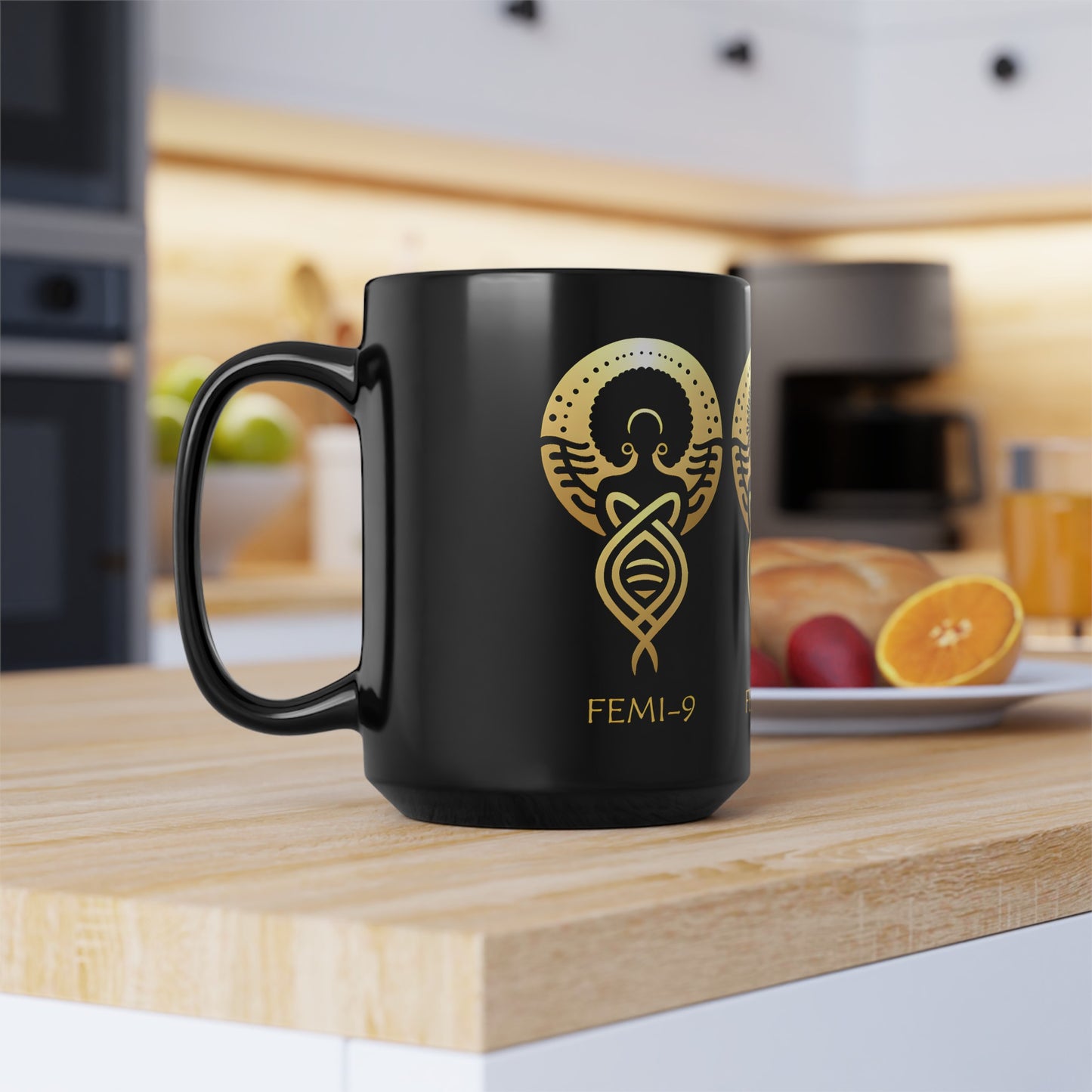 FEMI-999 Black Mug (15oz)