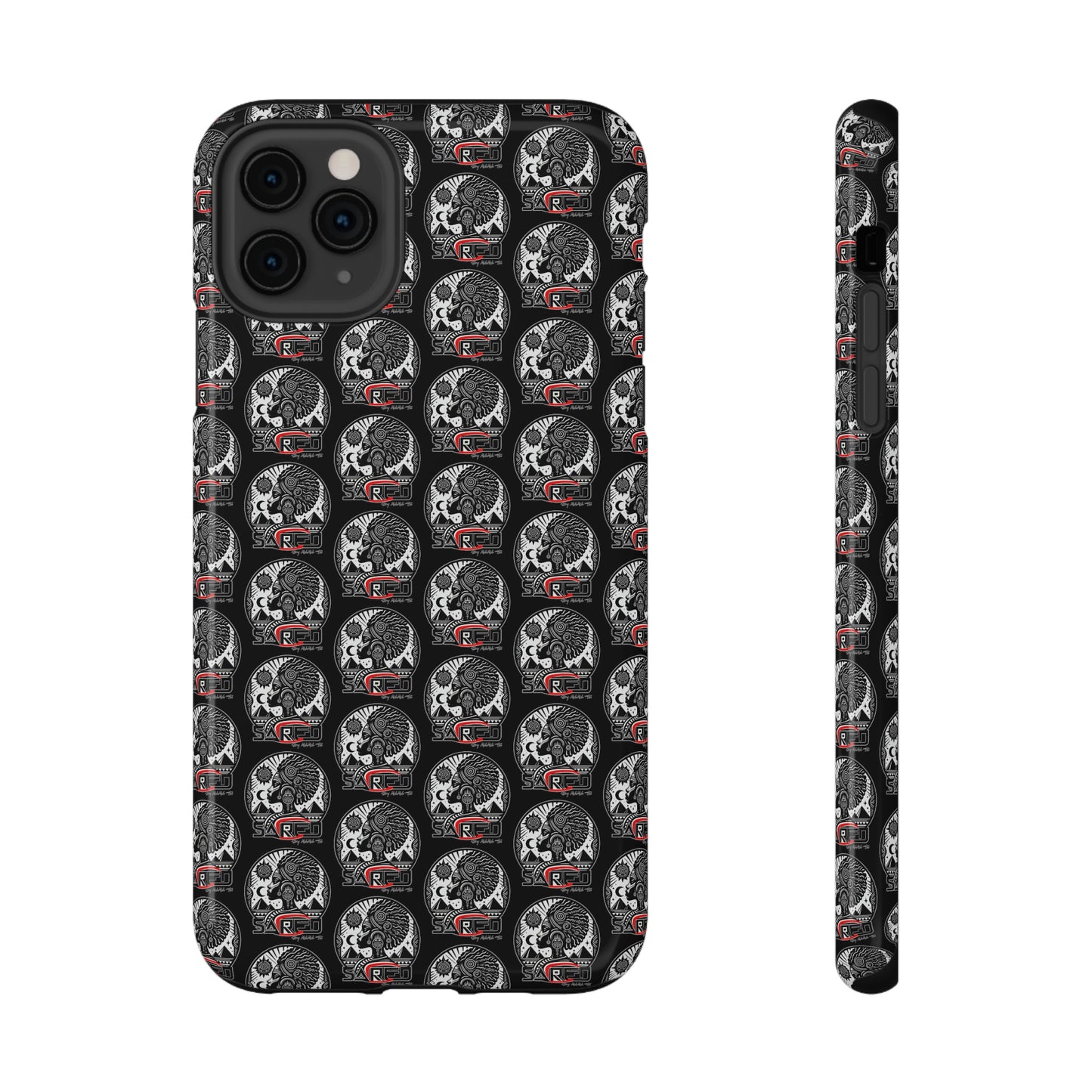 Sacred Tea Impact-Resistant Phone Cases (black)