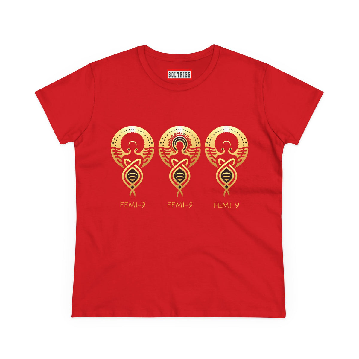 FEMI-Tripple 9 Women's Midweight Cotton Tee