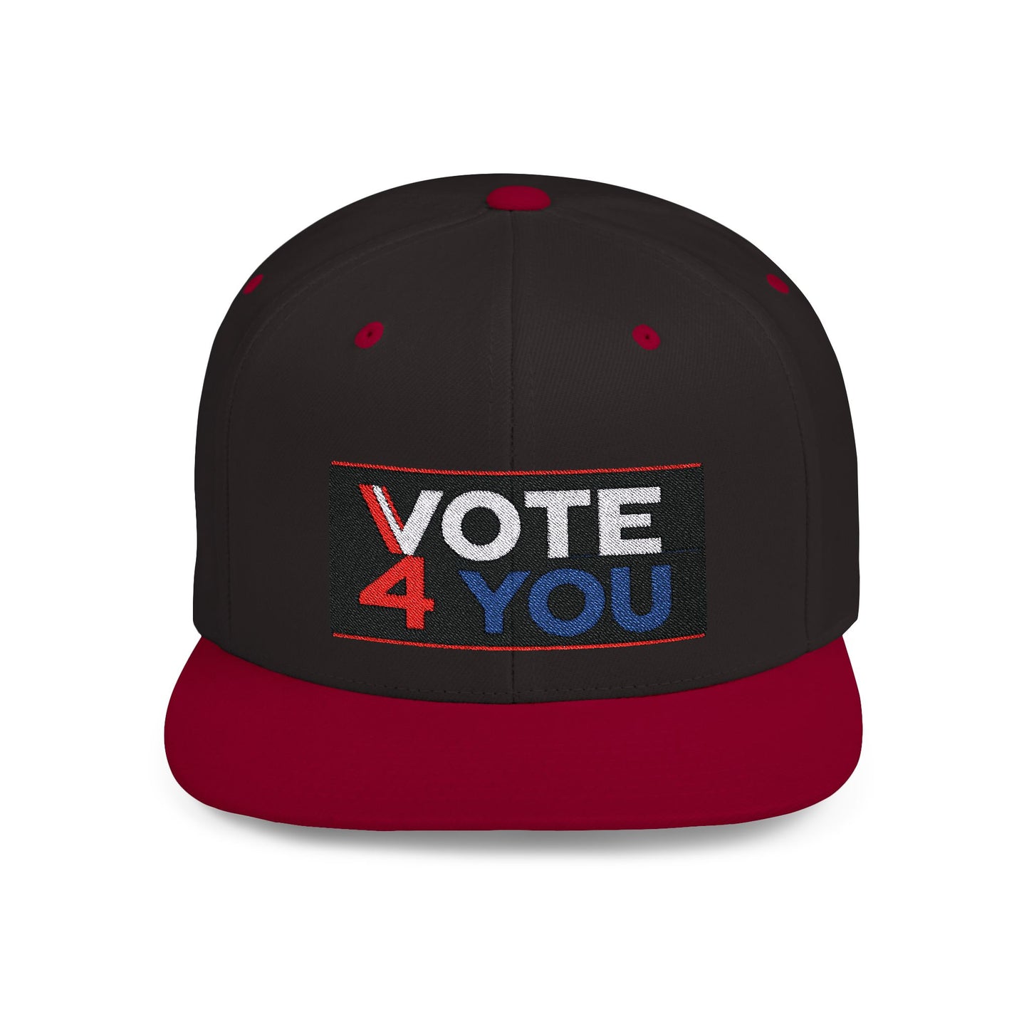 VOTE 4 YOU Flat Bill Snapback