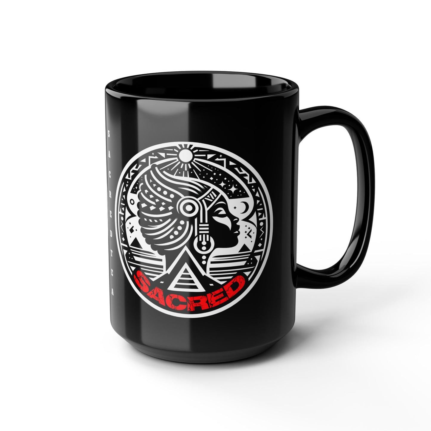 SACRED Black Mug (15oz)