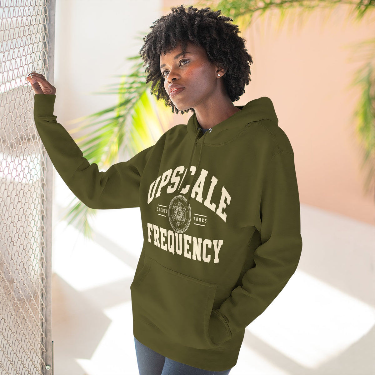 Upscale Frequency Graphic Fleece Hoodie