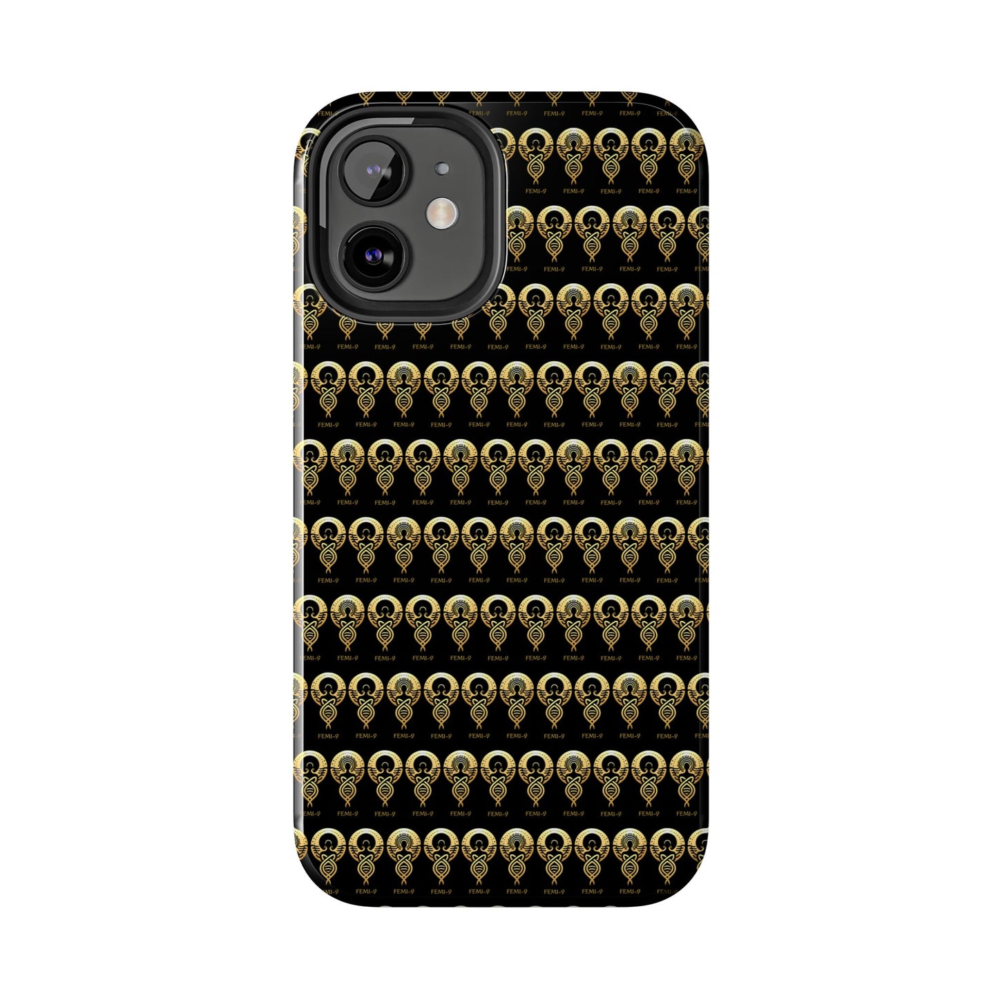 Phone Cases - Divine Femi-999 Design for a Touch of Class (black/gold)