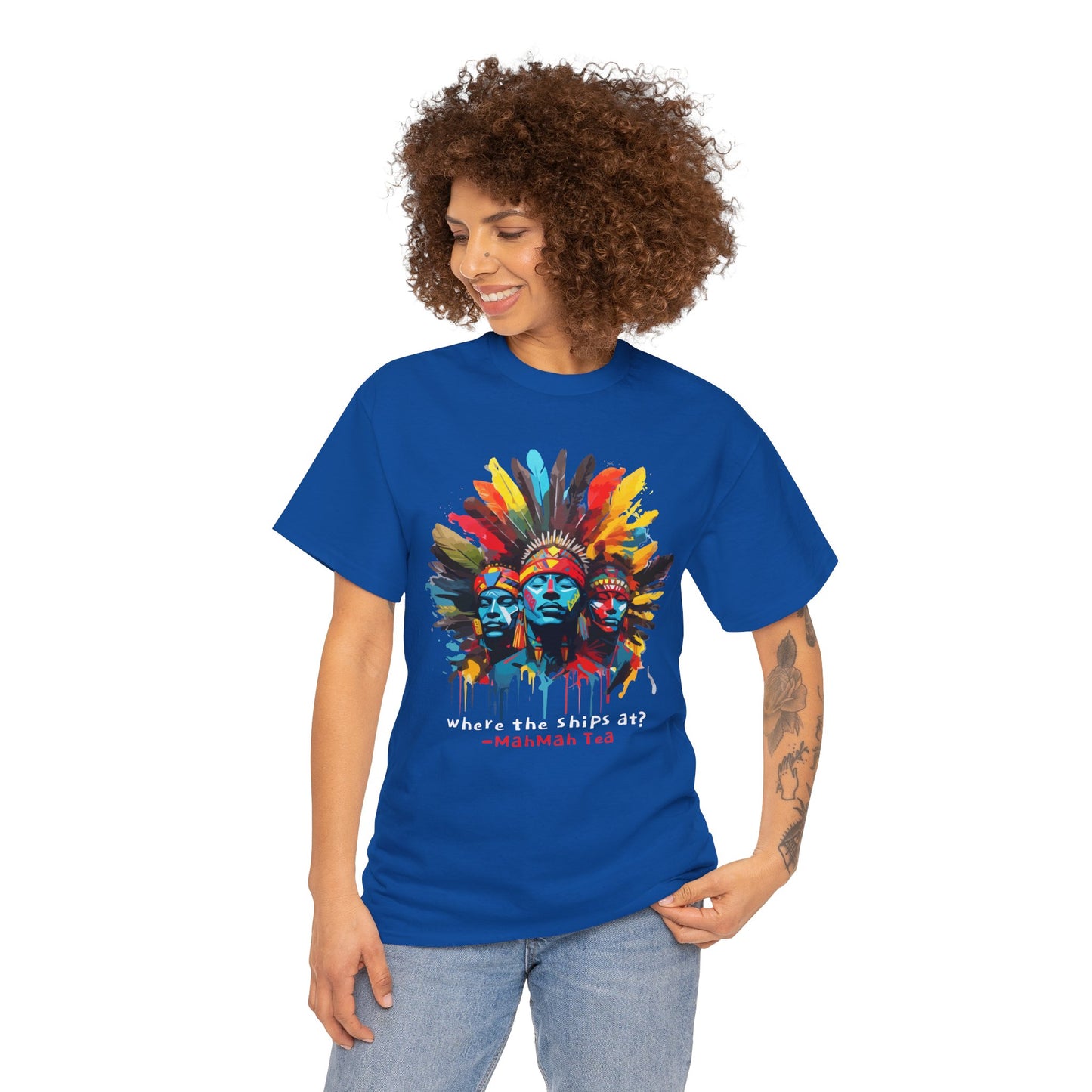 MahMah Tea's - Where the ships at? (UNISEX T-SHIRT)