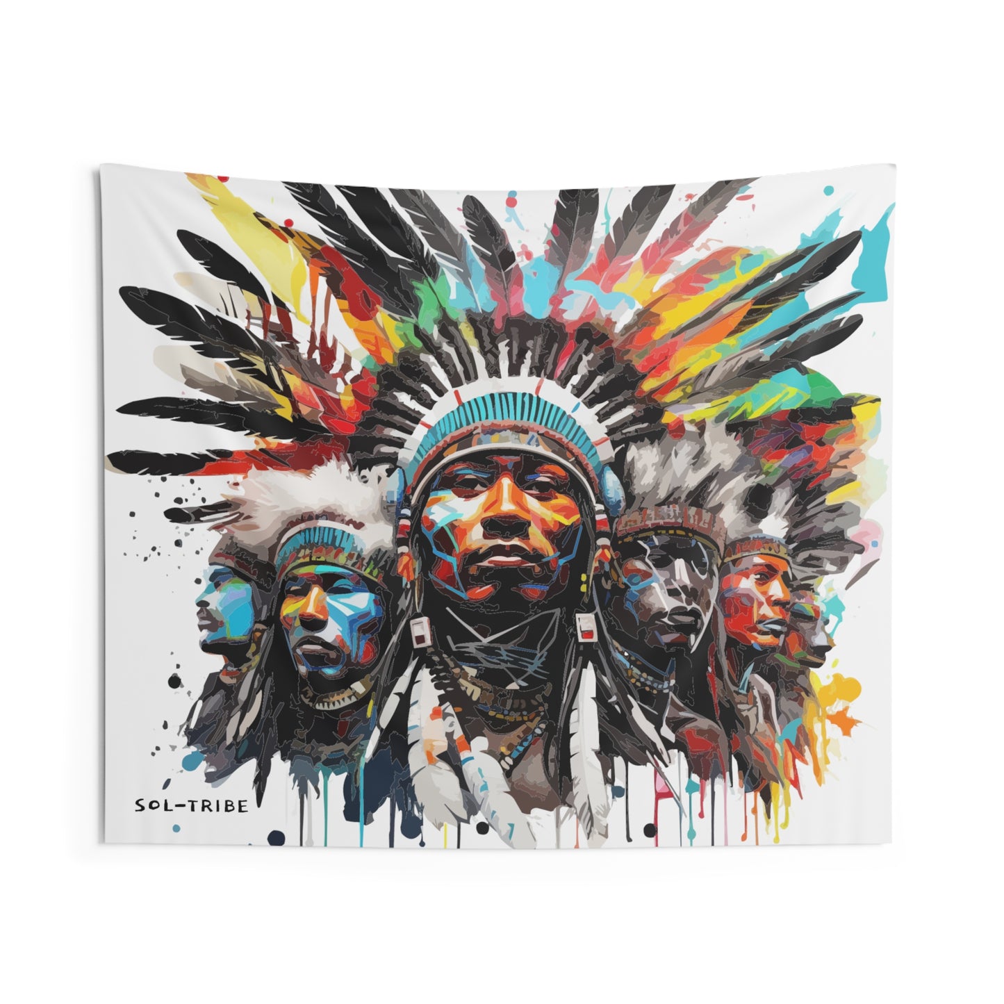 SOL-TRIBE CHEIF Wall Tapestries