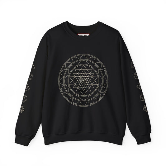 Sacred Geometry Sri Yantra Crewneck Sweatshirt