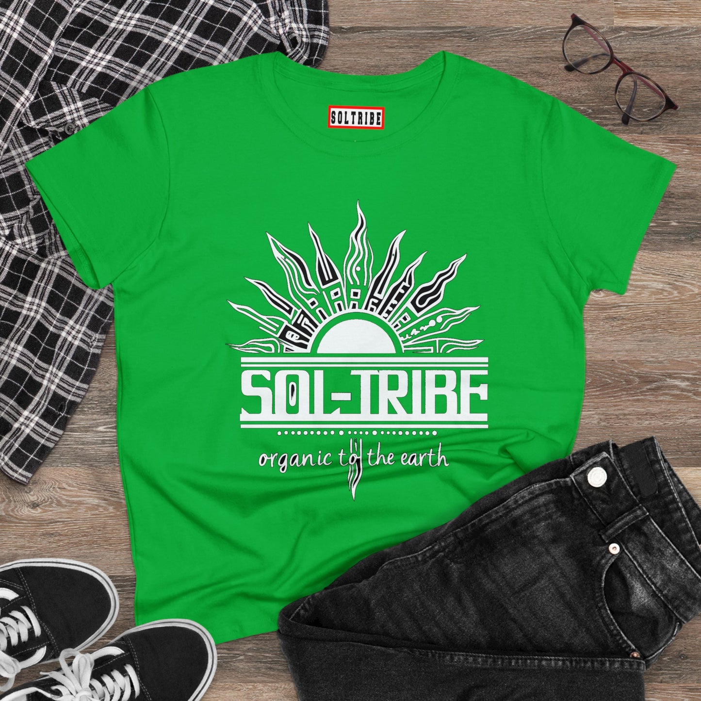 Women's Tee - MahMah Tea's Sol-Tribe Logo