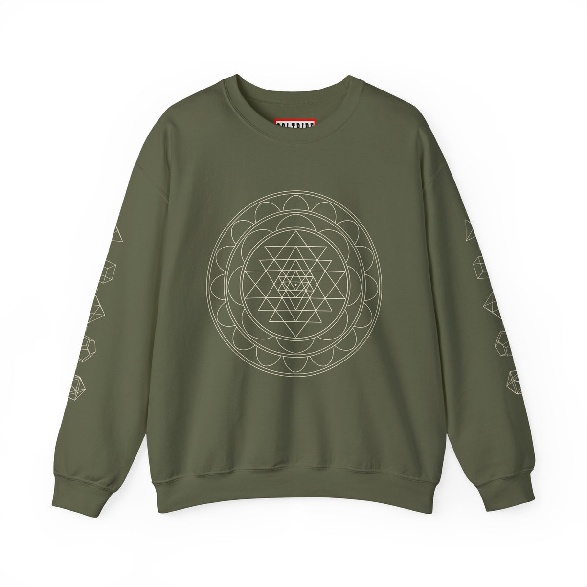 Sacred Geometry Sri Yantra Crewneck Sweatshirt