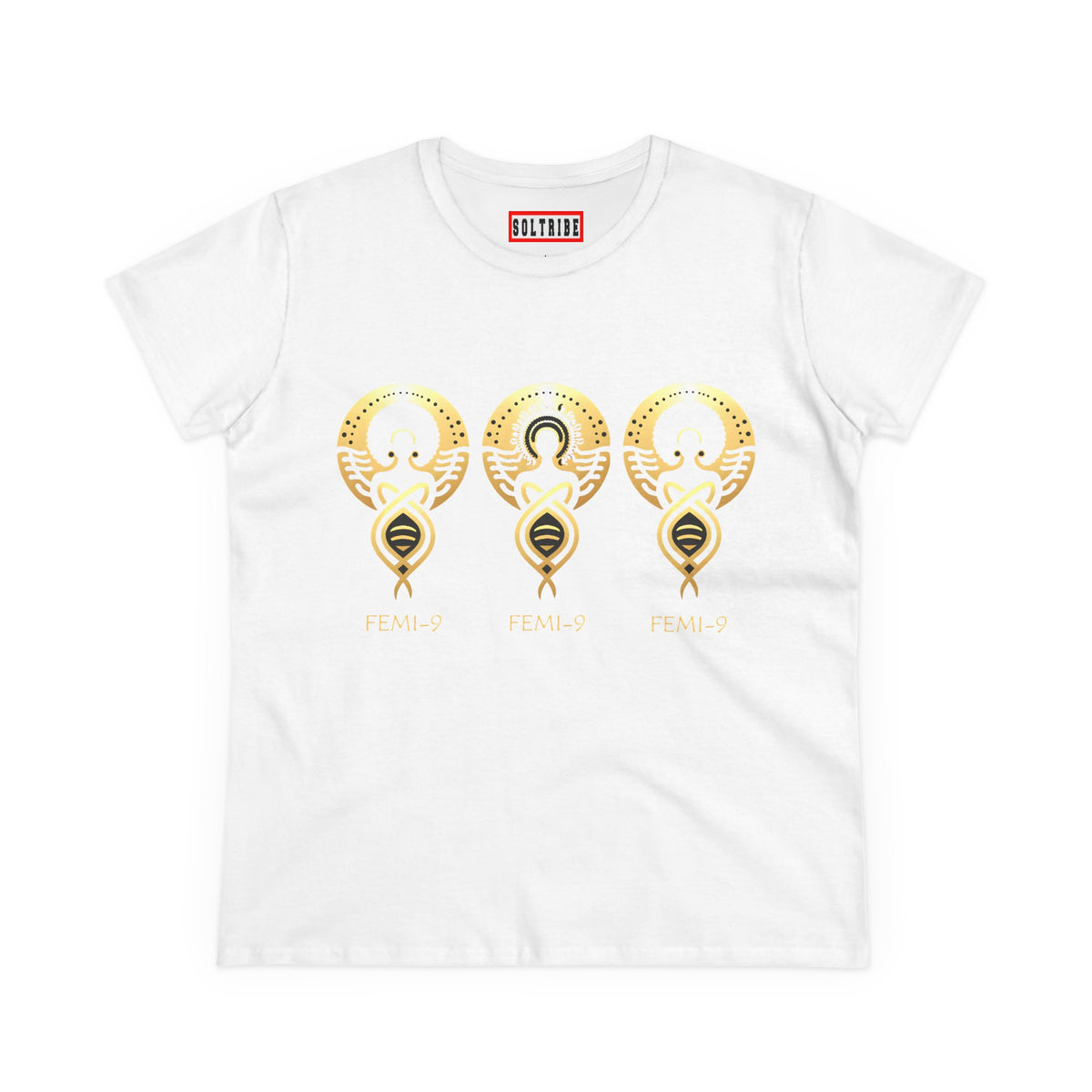 FEMI-Tripple 9 Women's Midweight Cotton Tee