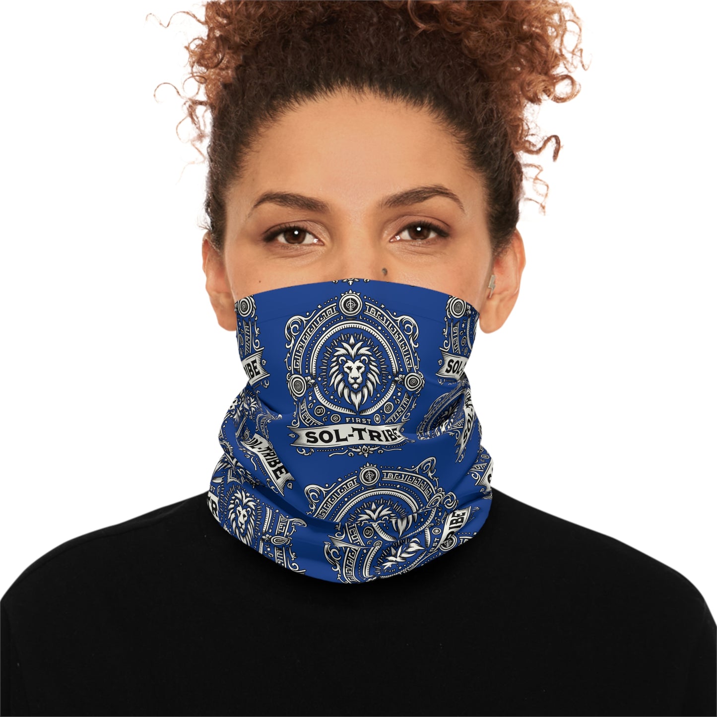 SOL TRIBE Midweight Neck Gaiter/ Head Wrap (blue)