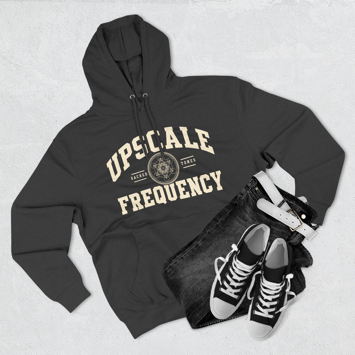 Upscale Frequency Graphic Fleece Hoodie