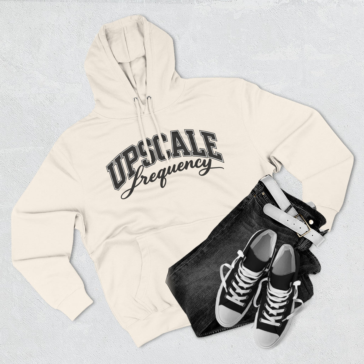 Upscale Frequency Graphic Fleece Hoodie
