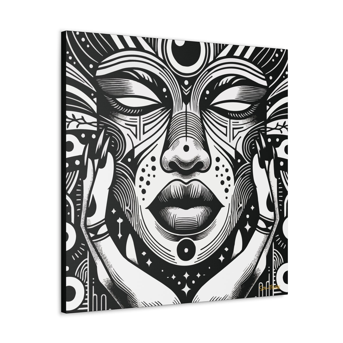 Tribal Canvas Wall Abstract Art