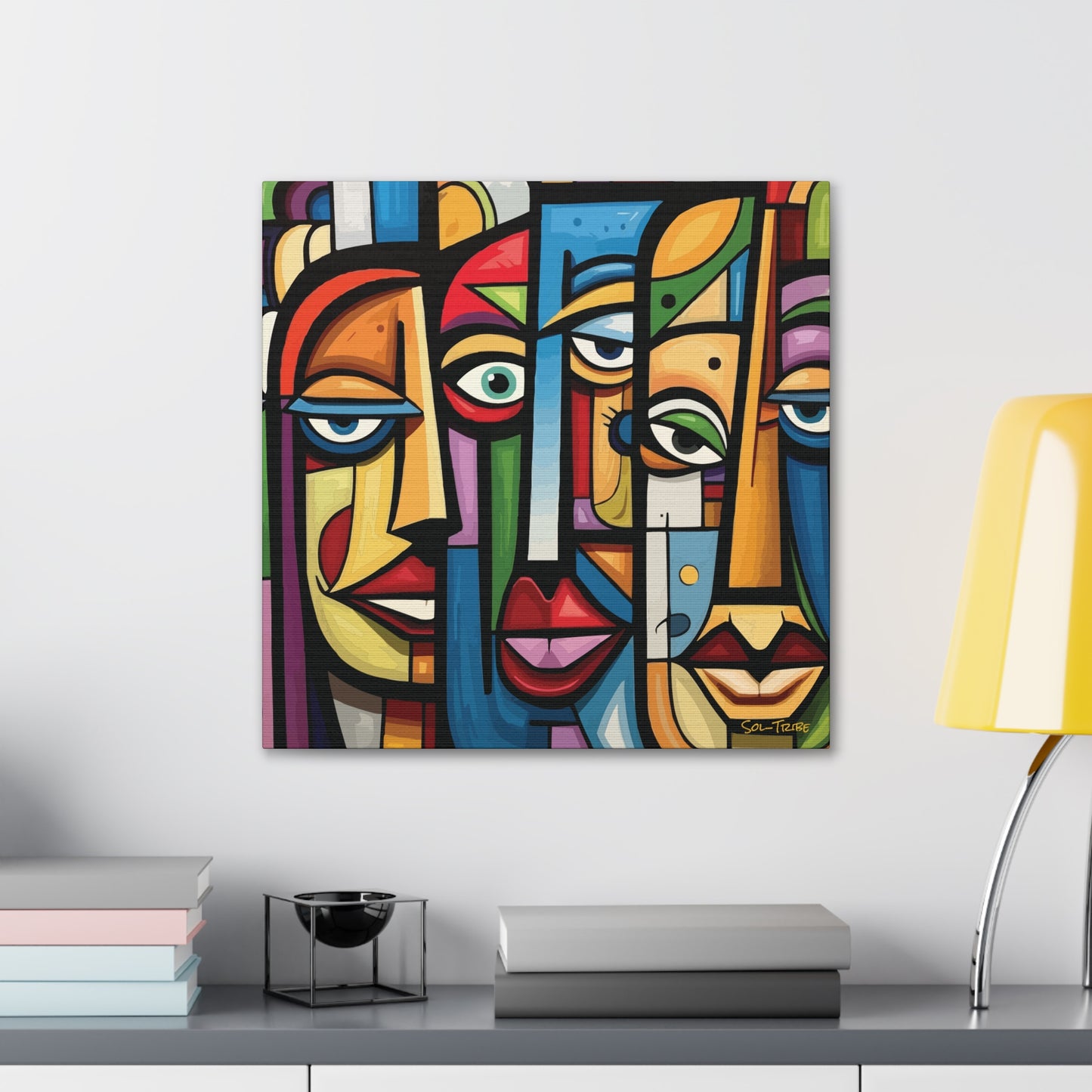 Abstract Tribal Canvas Art