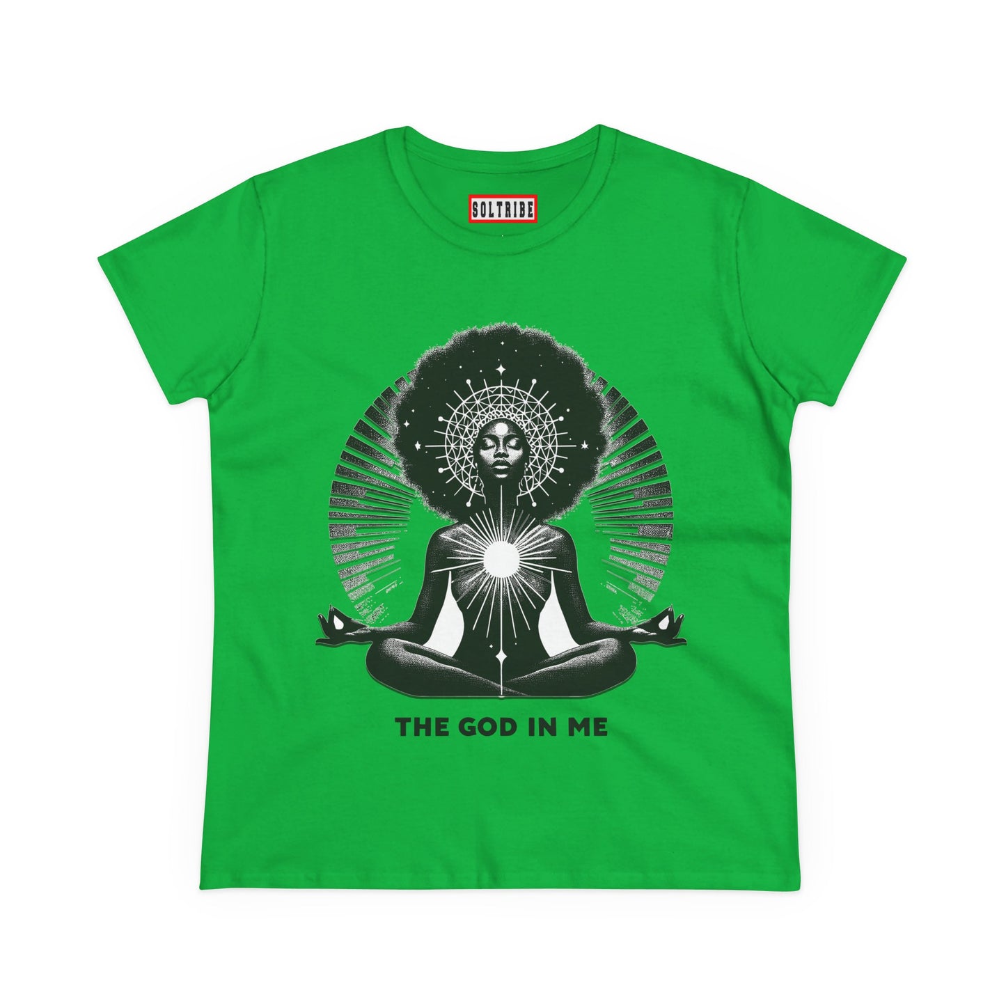 THE GOD IN ME Women's Midweight Cotton Tee