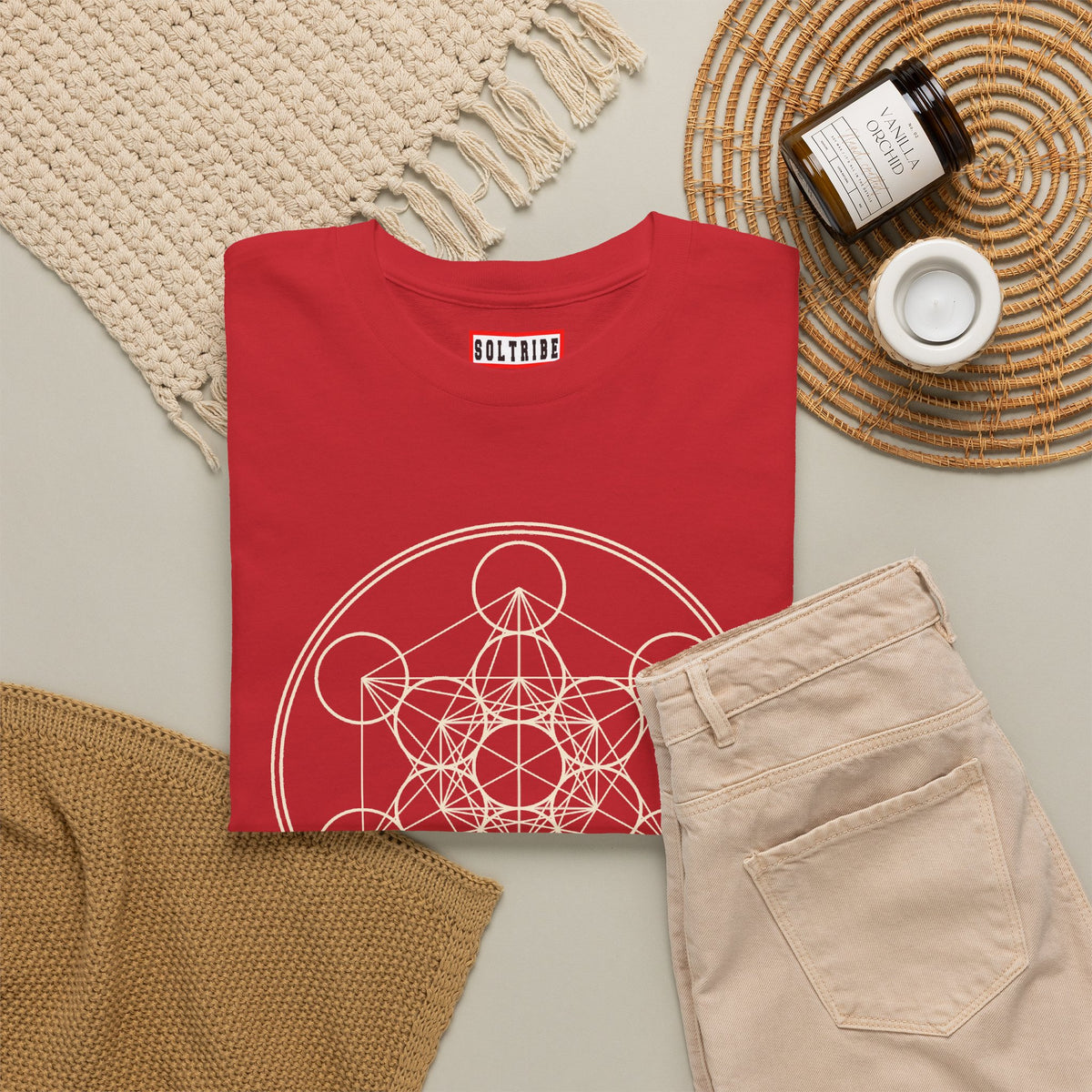 Sacred Geometry Metatron’s Cube T-Shirt