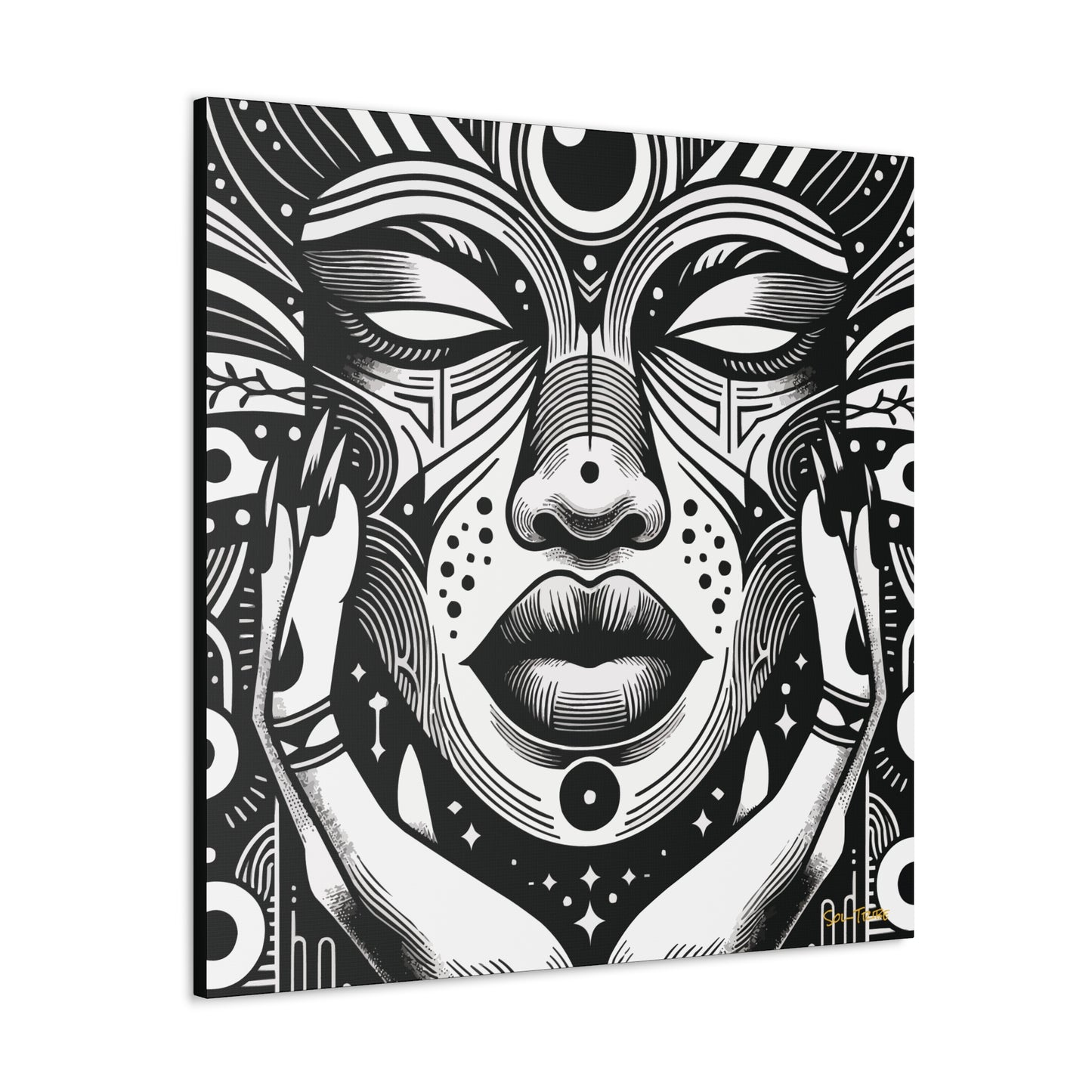 Tribal Canvas Wall Abstract Art