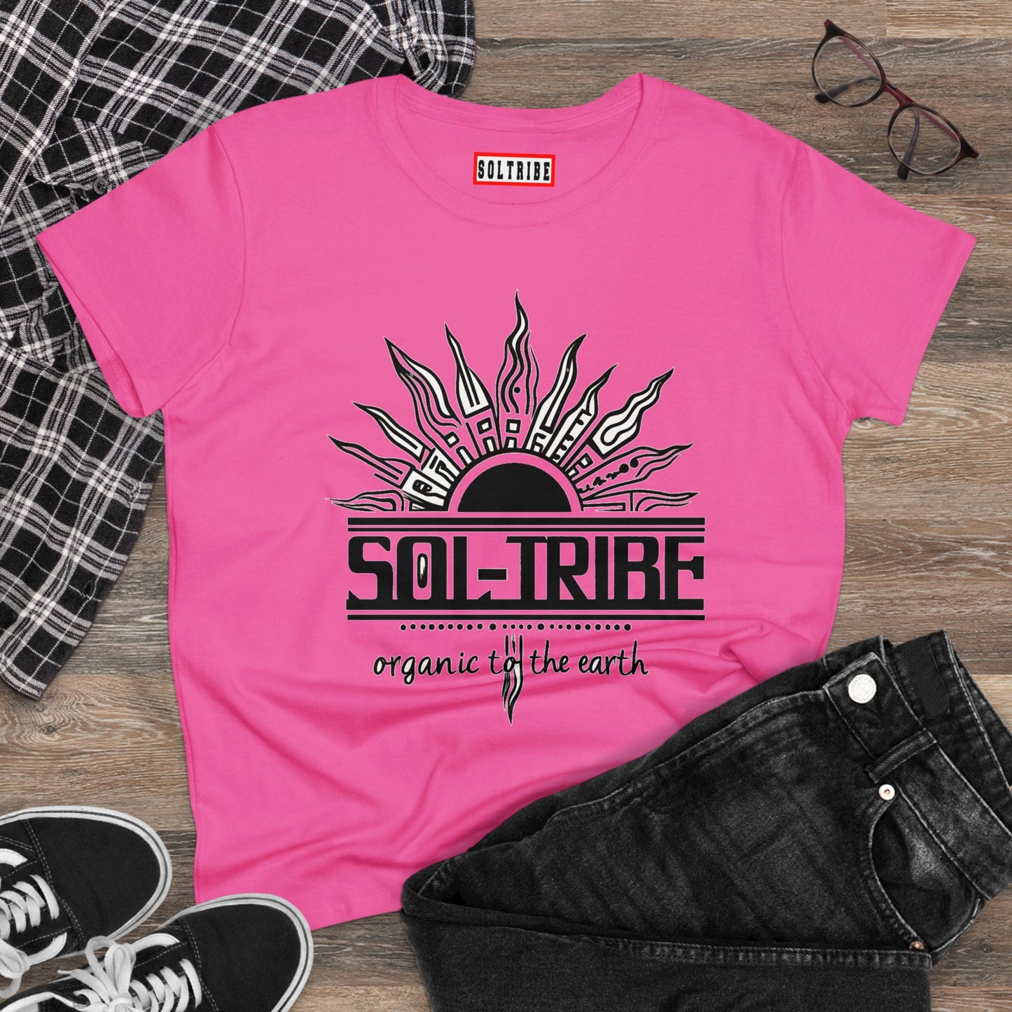 Women's Tee - MahMah Tea's Sol-Tribe Logo