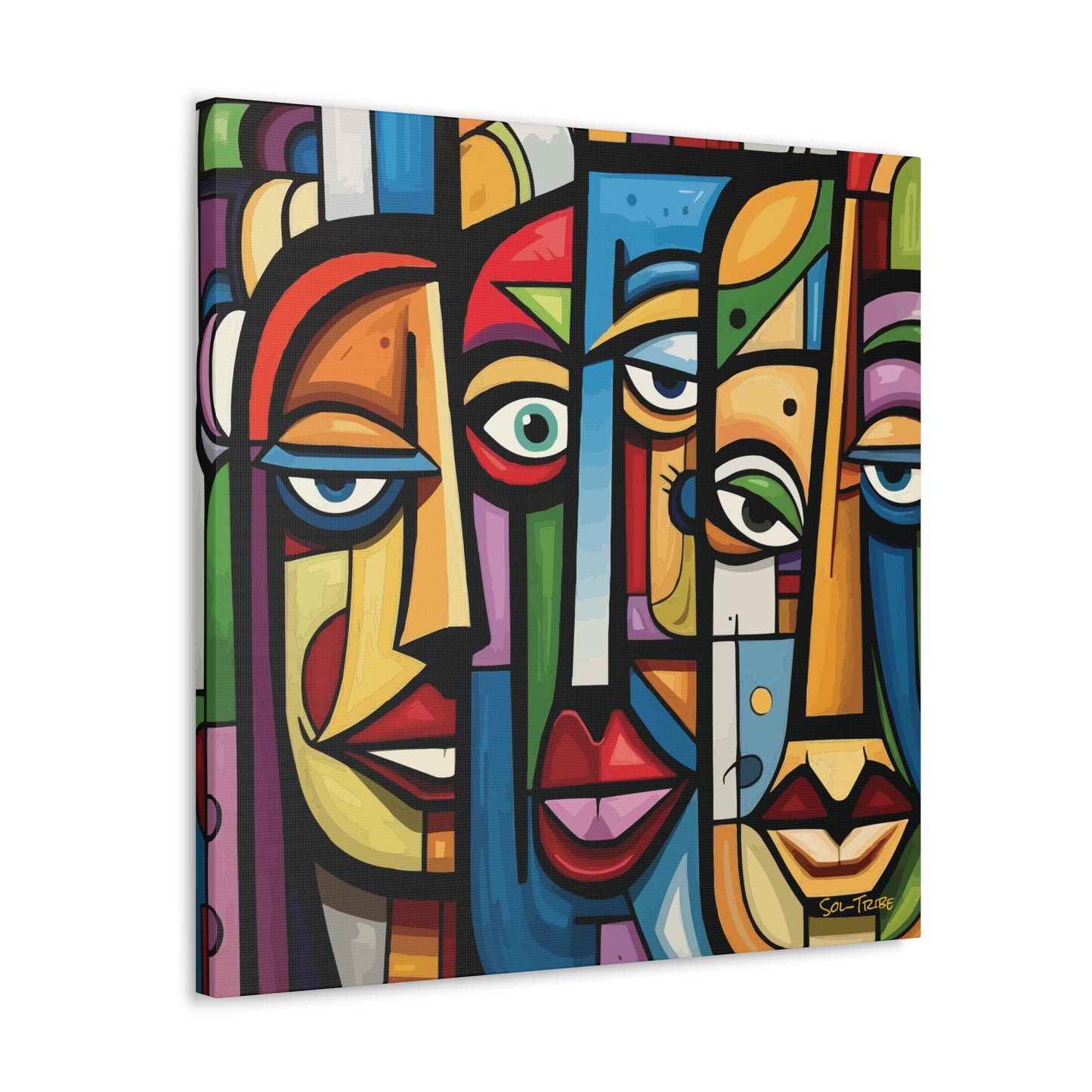 Abstract Tribal Canvas Art