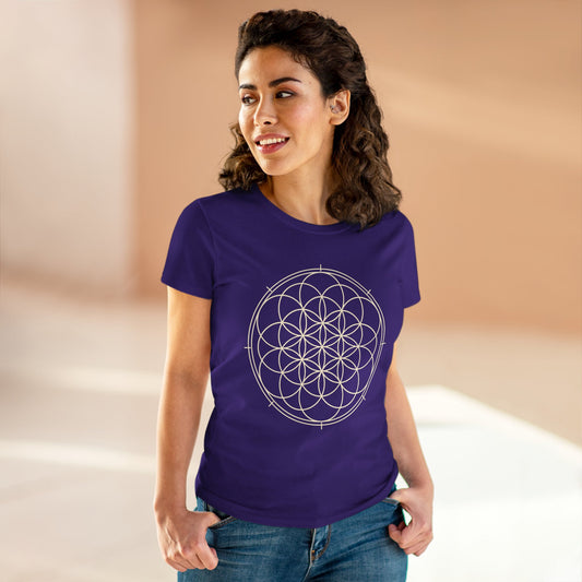 Flower of Life Sacred Geometry Women's Tee