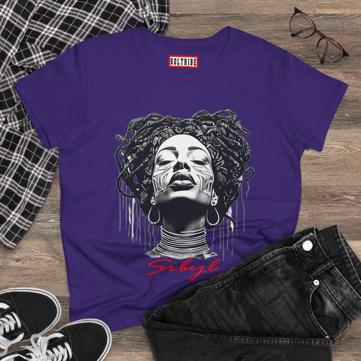 Sibyls Women's Midweight Cotton Tee