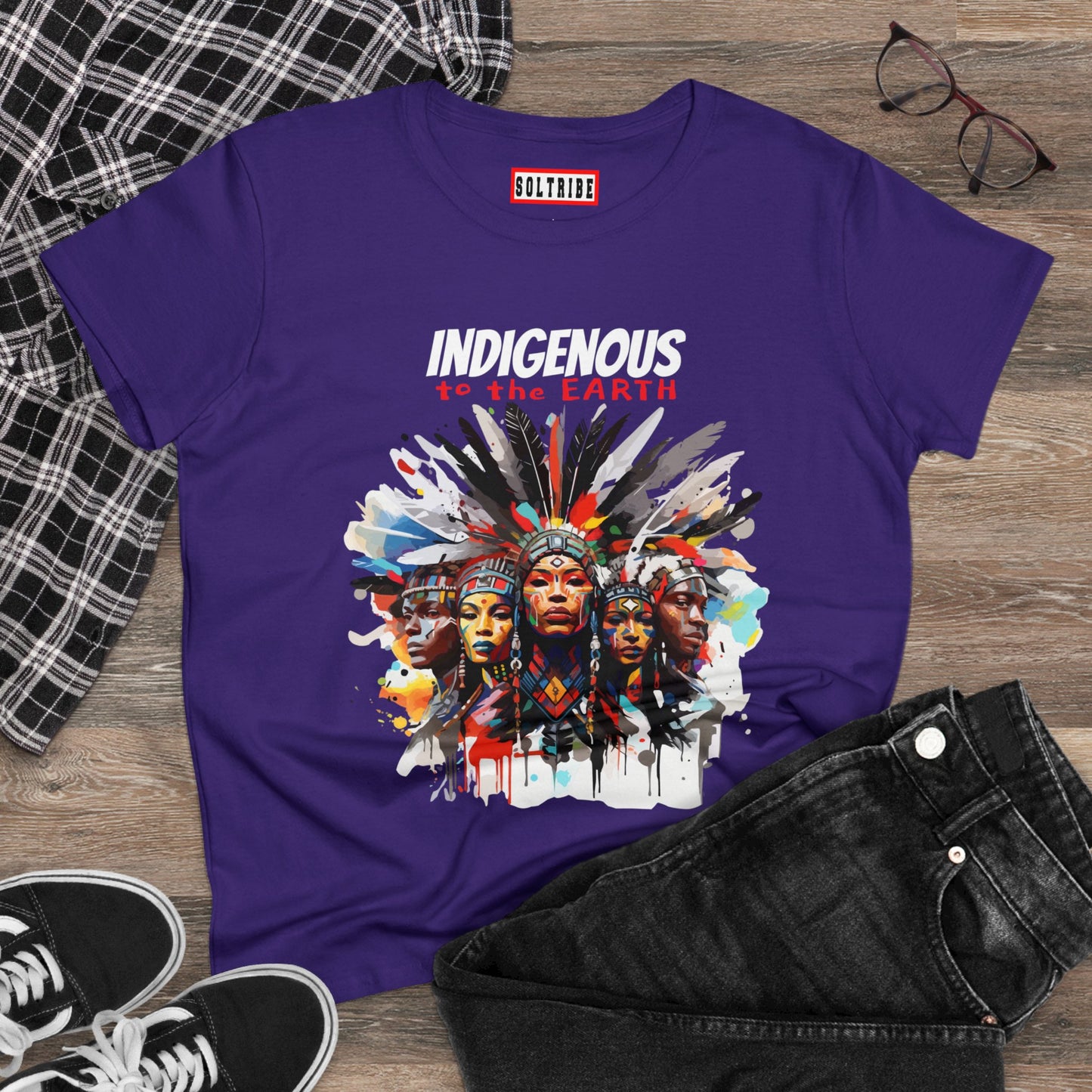 Indigenous to the Earth Women's Midweight Cotton Tee