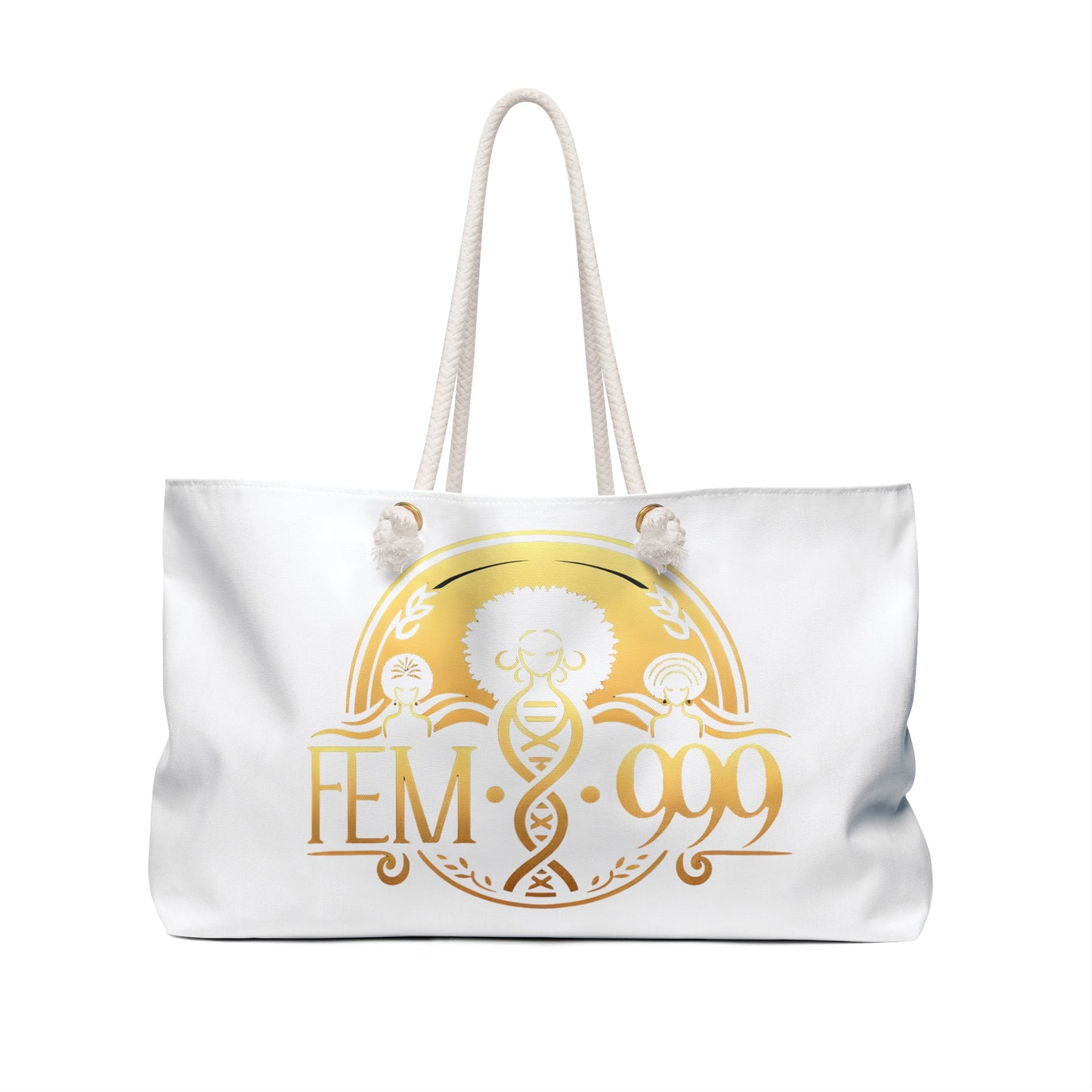 Femi-999 SEAL LOGO Oversized Tote Bag