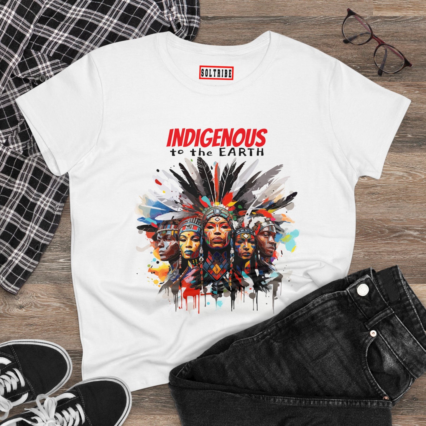 Indigenous to the Earth Women's Midweight Cotton Tee