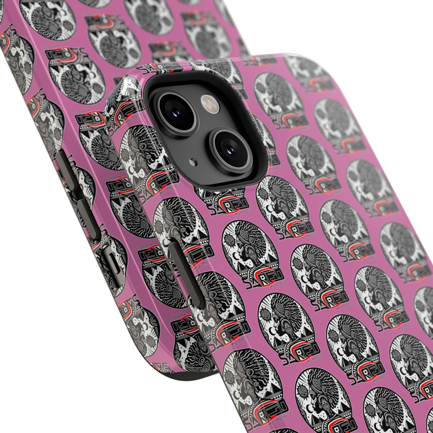 Sacred Tea Impact-Resistant Phone Cases (PINK)