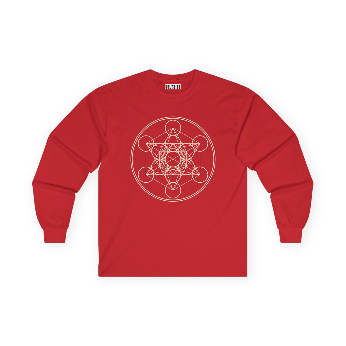 Sacred Geometry Metatron’s Cube Long Sleeve Tee
