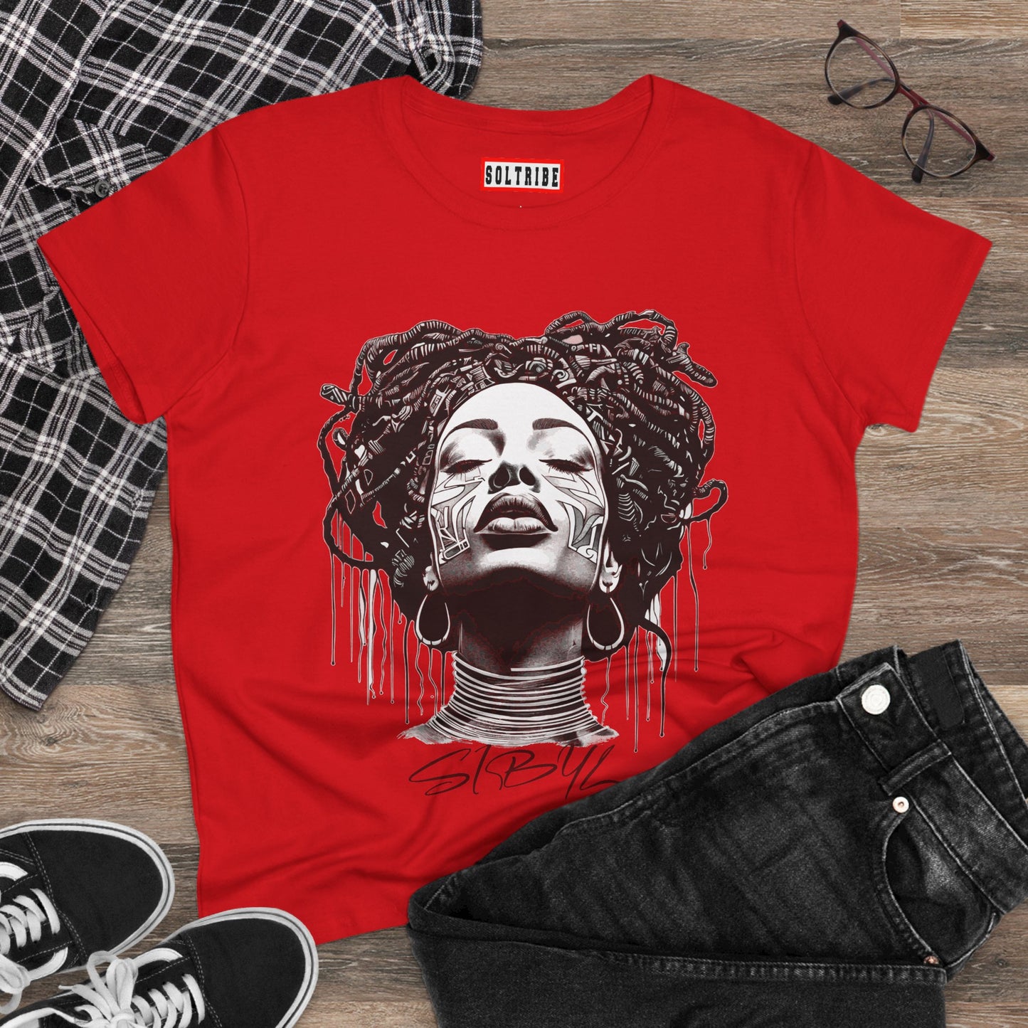 Sibyls Women's Midweight Cotton Tee