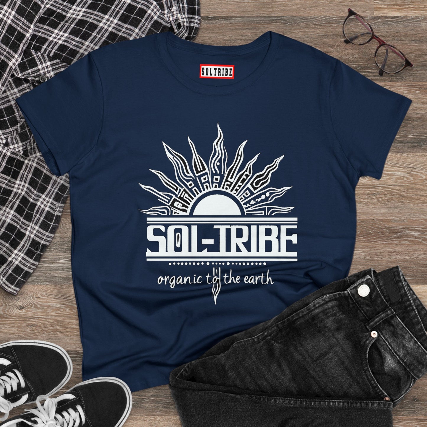 Women's Tee - MahMah Tea's Sol-Tribe Logo