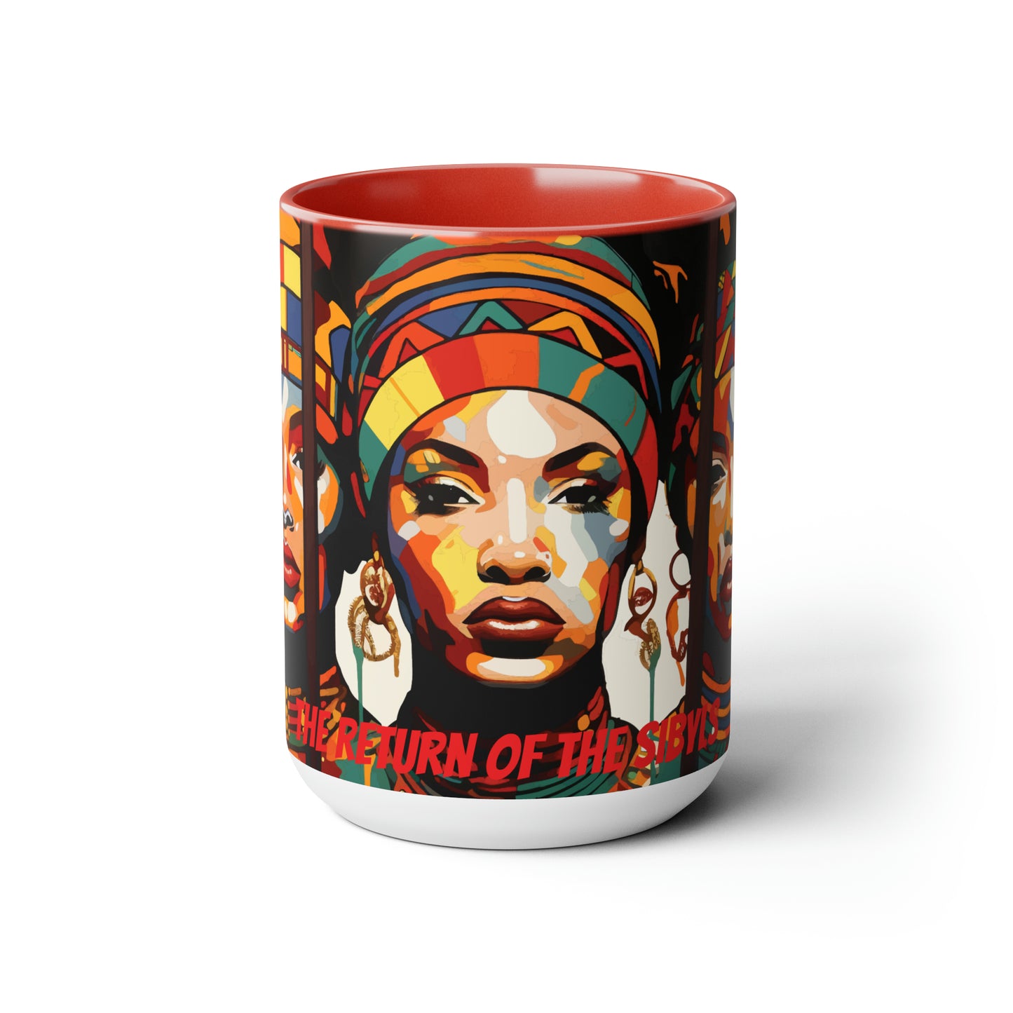 The Sibyls Two-Tone Coffee Mugs, 15oz