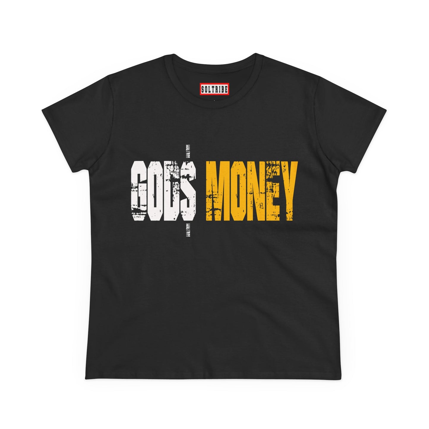 GODS MONEY Women's Midweight Cotton Tee