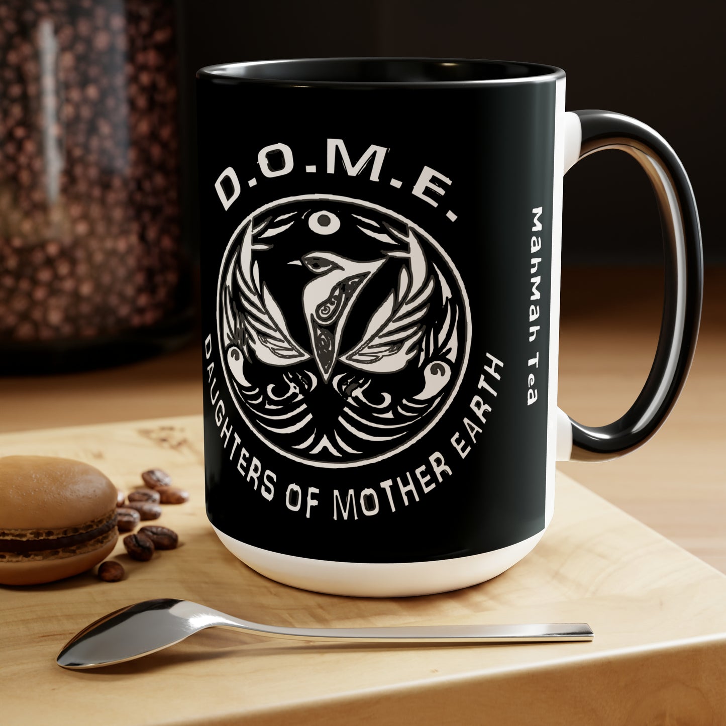 D.O.M.E Two-Tone Coffee Mugs, 15oz