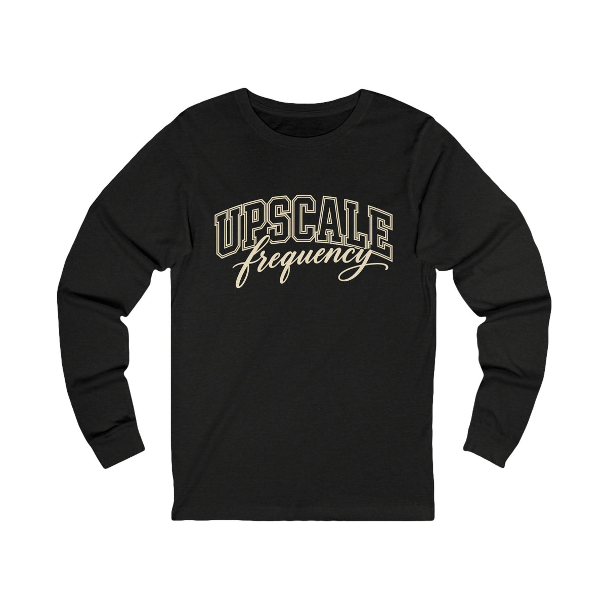 Upscale Frequency Graphic Long Sleeve Tee