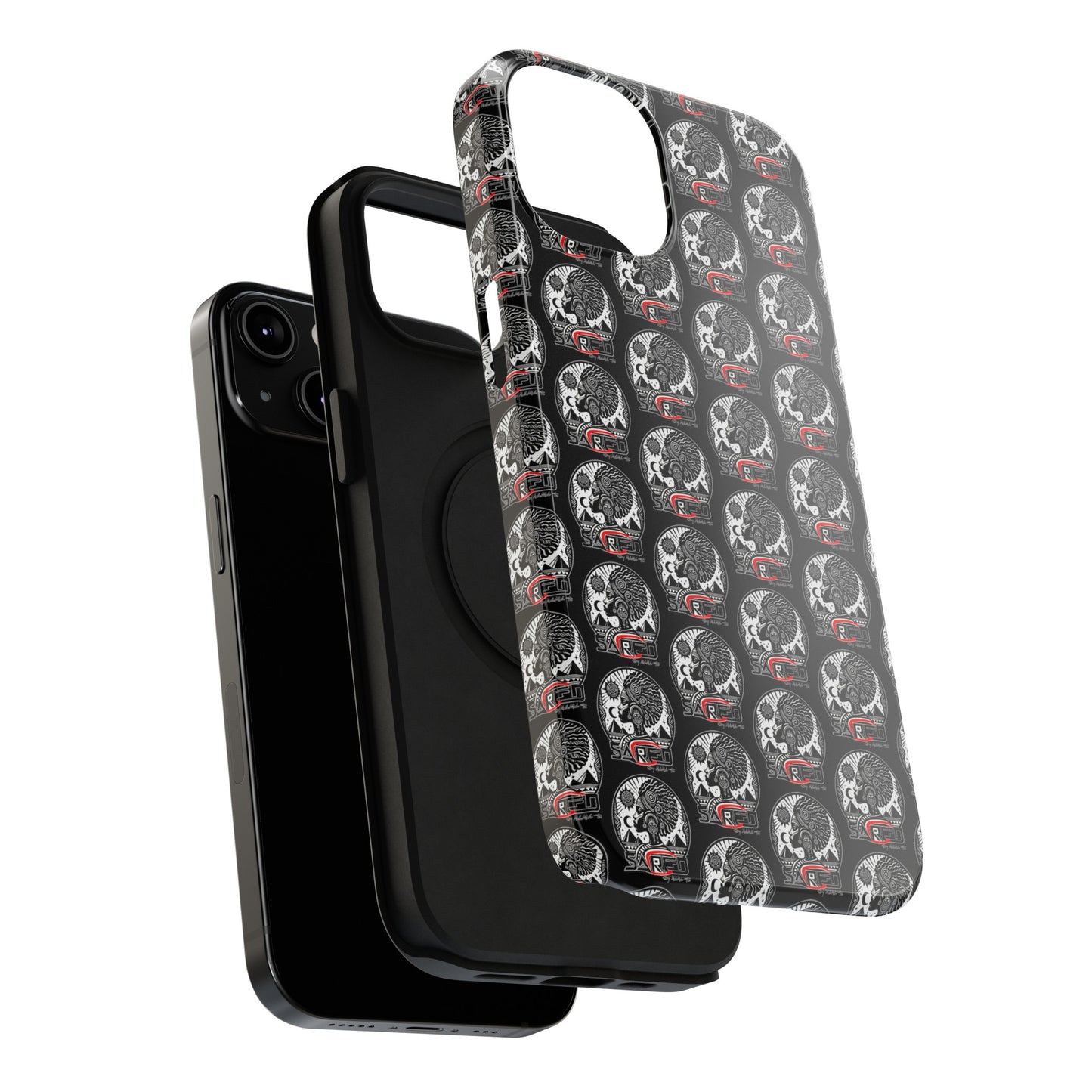 Sacred Tea Impact-Resistant Phone Cases (black)