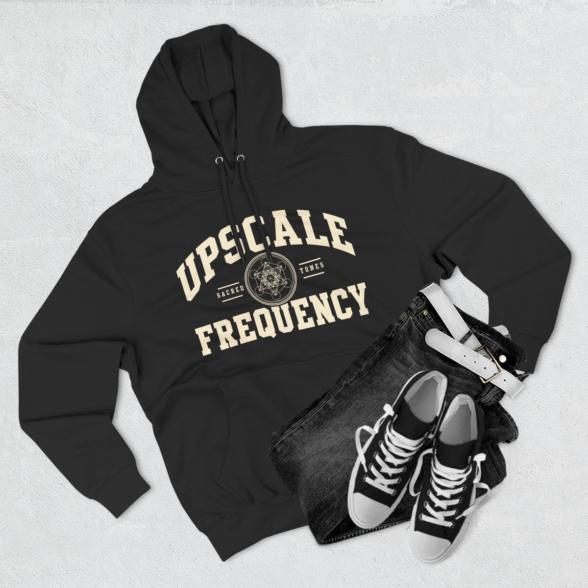 Upscale Frequency Graphic Fleece Hoodie