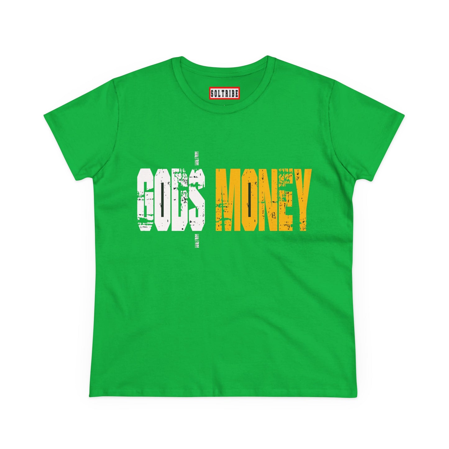 GODS MONEY Women's Midweight Cotton Tee