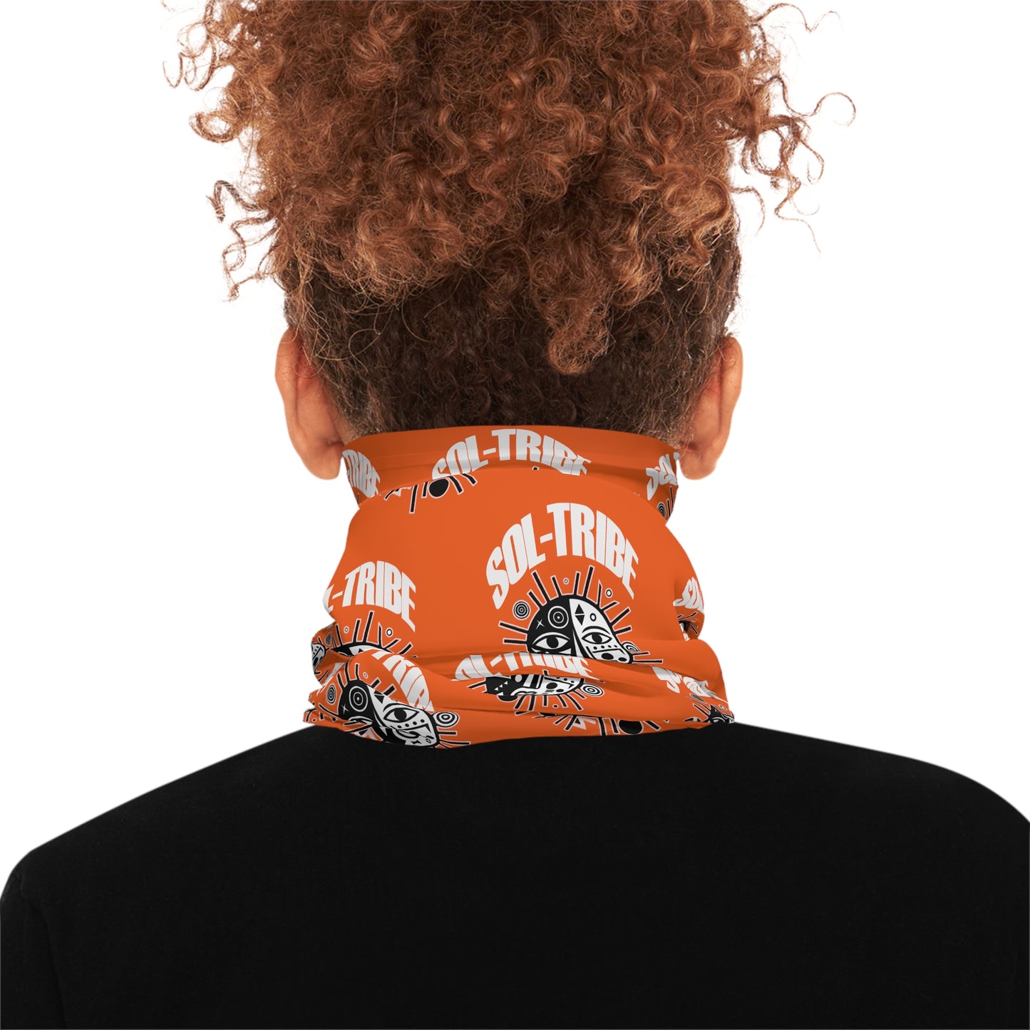 SOL-TRIBE Lightweight Neck Gaiter/ Head Band/ Wrap (orange)