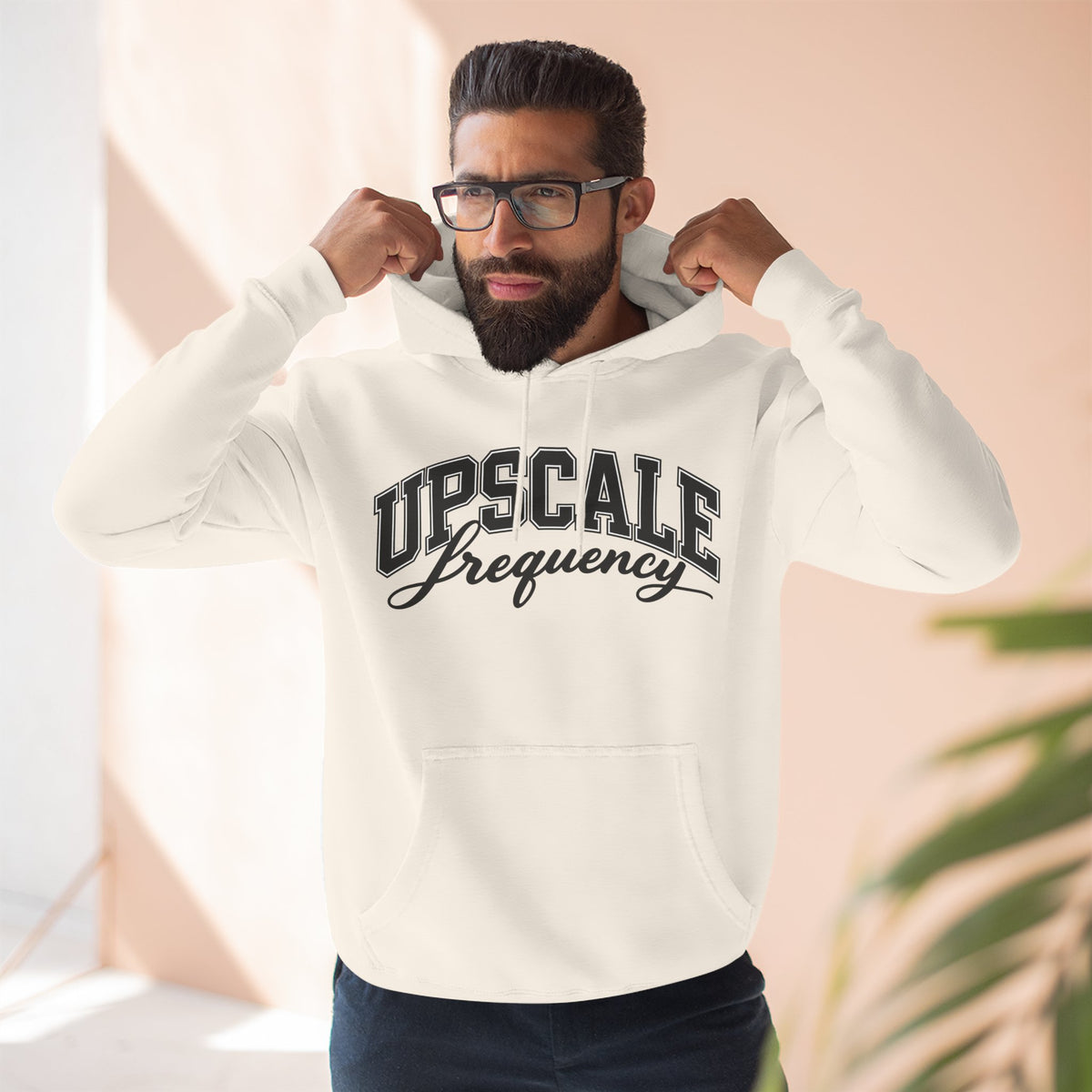 Upscale Frequency Graphic Fleece Hoodie